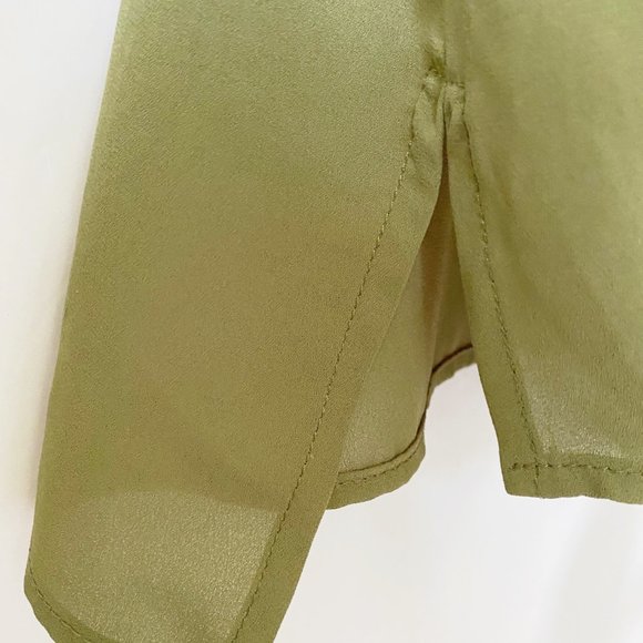 TOPSHOP Khaki Green Camisole - Picture 3 of 4